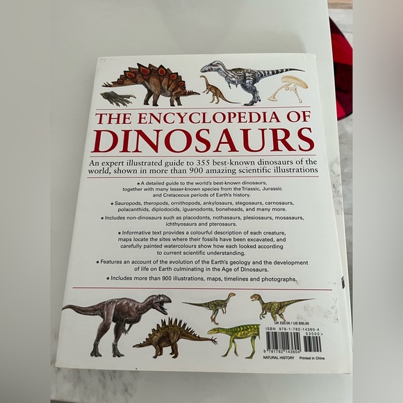 The encyclopedia of dinosaurs.  9x12” book includes 355 dinosaurs. - Picture 4 of 6